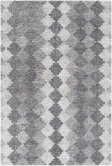 Higrayl Bohemian/Global Charcoal Area Rug